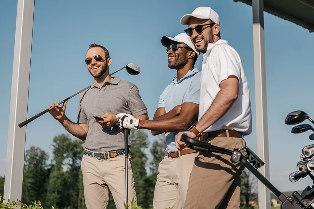 group of golfers