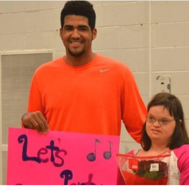 High school basketball star asks girl with Down syndrome to prom