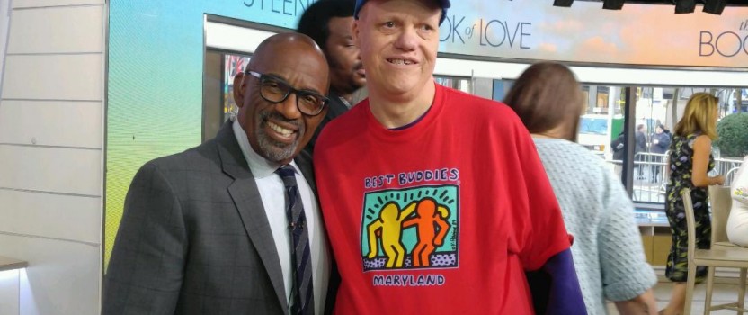 Best Buddies Participant Michael Taylor Visits his Idol Al Roker at The Today Show