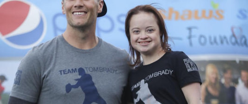 Tom Brady, Patriots teammates take part in Best Buddies Football Challenge