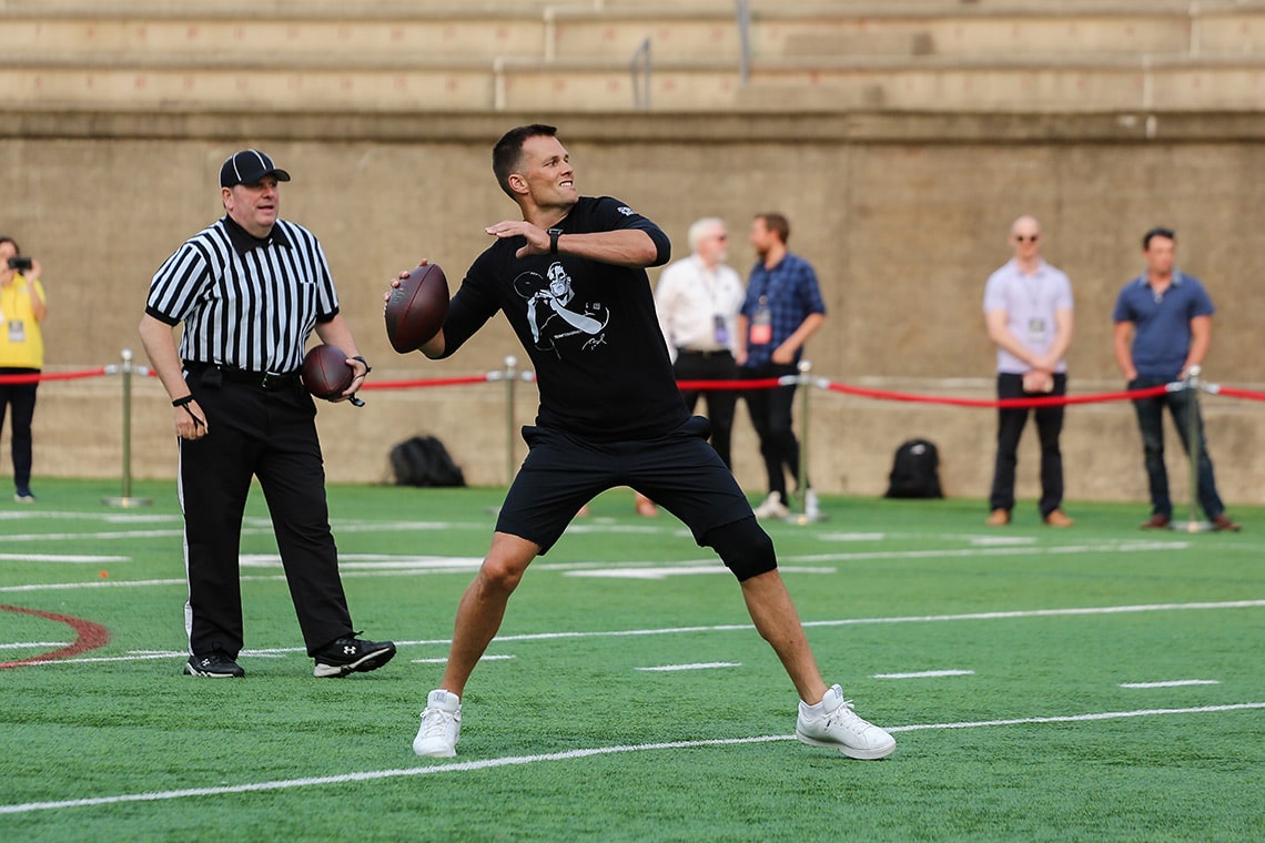 Athletes shine during Tom Brady's Best Buddies Football Challenge