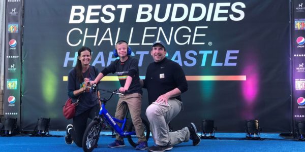 Laura, Vincenzo and James Stankard at the Best Buddies Challenge: Hearst Castle