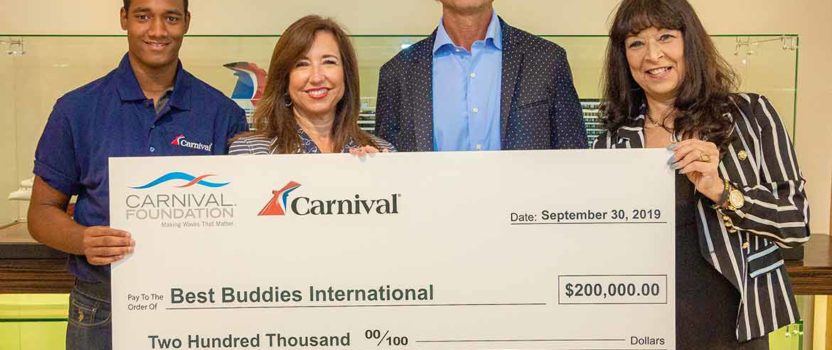 Carnival Cruise Line Increases Commitment to Best Buddies Programs