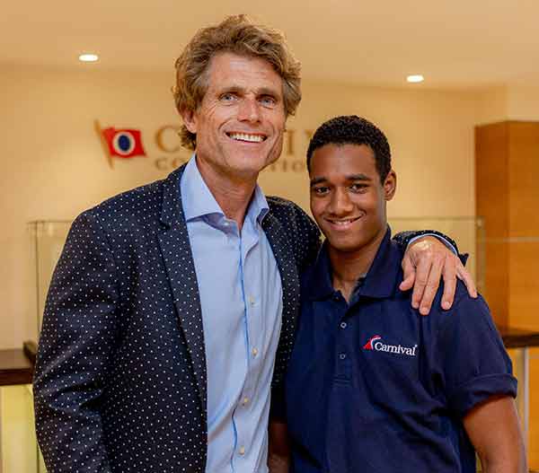 Anthony K. Shriver with Yoel Gallo