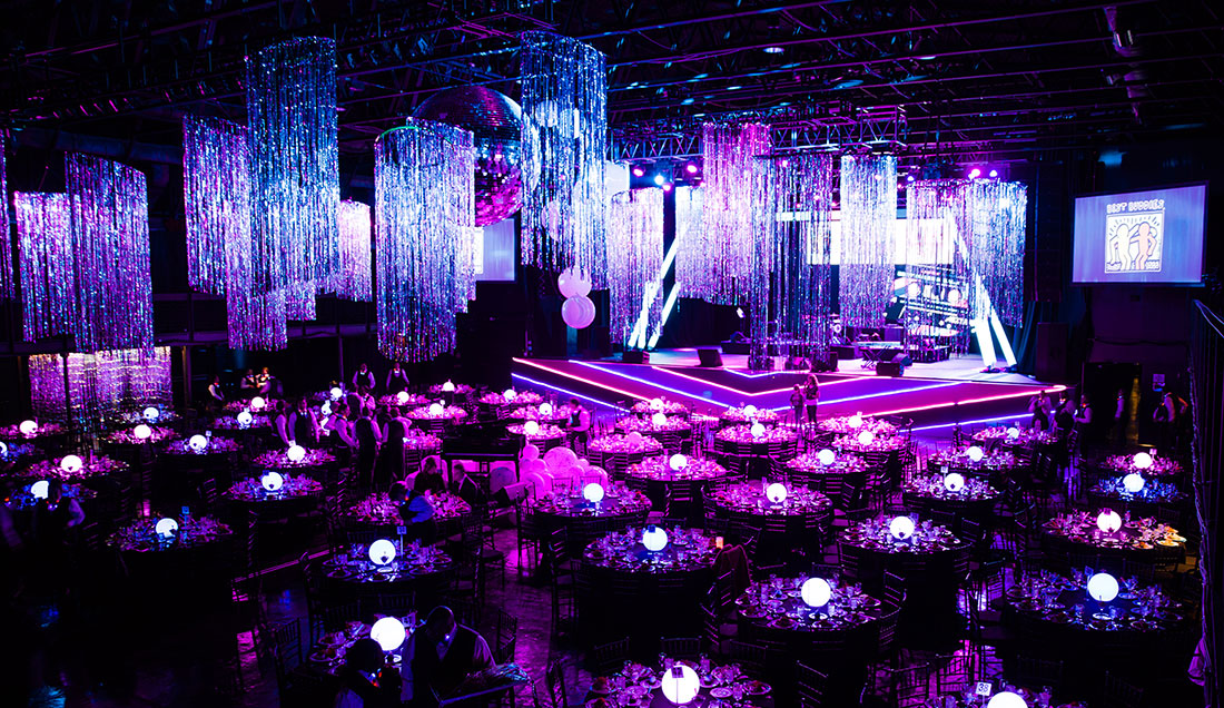 Dallas Gala venue decorations