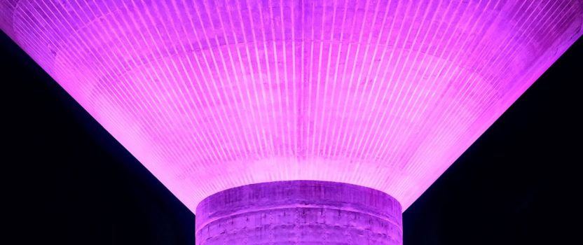 Boynton Beach Water Tower Lit Purple for Best Buddies