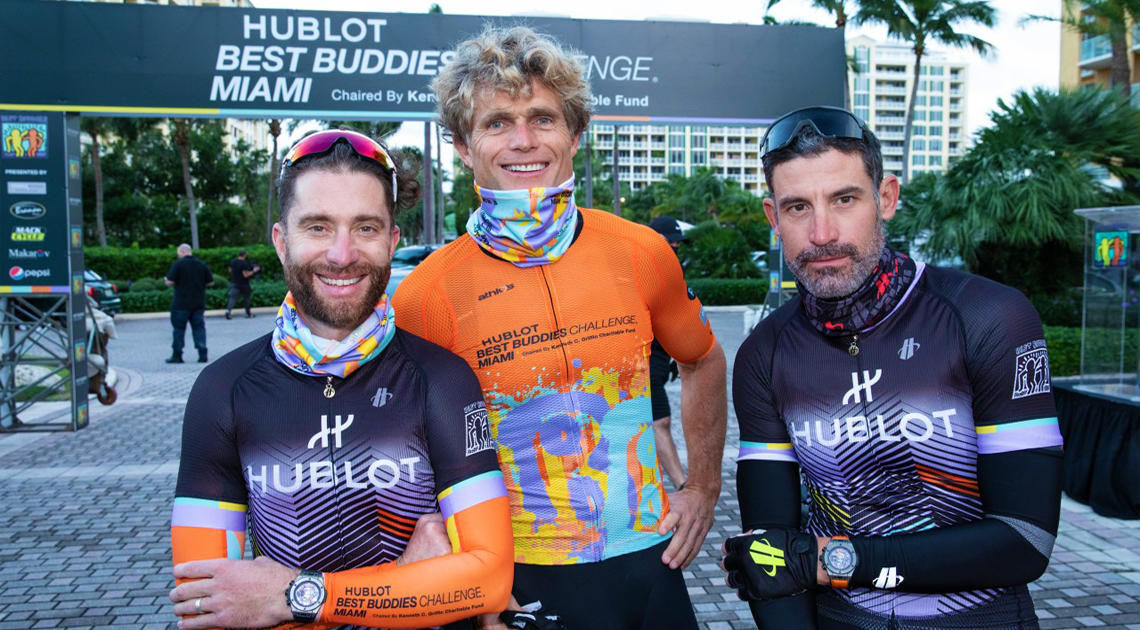 Anthony Kennedy Shriver, George Hincapie attend the Best Buddies Challege in Miami, Florida