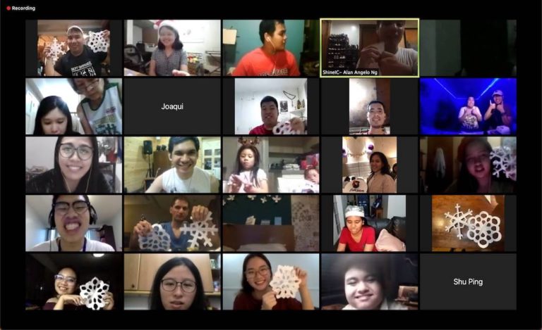 Best Buddies Philippines with 25 participants in a Zoom video chat meeting