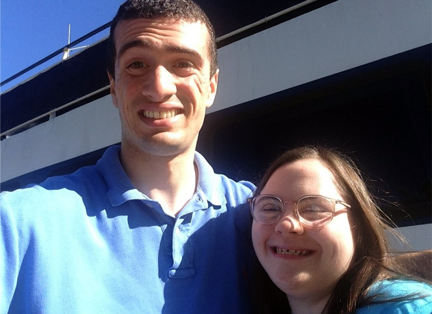 bbct-board-member Best Buddies in Connecticut Board Member Andrew White and Best Buddies Ambassador Cate Alix