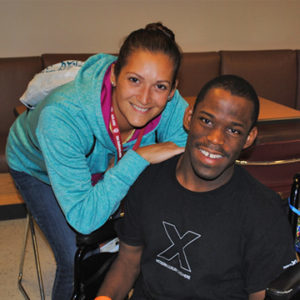 Buddy Ambassador James Walker and Best Buddies Alumna Dr. Karen Valdes