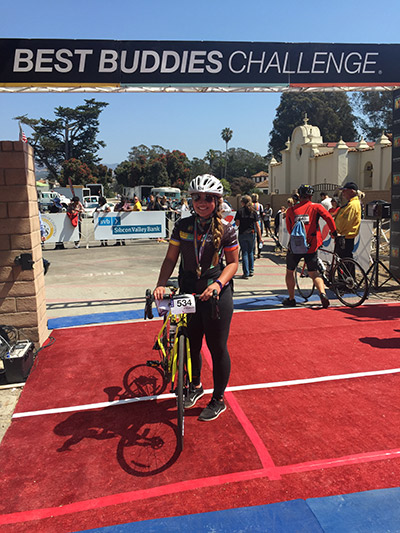 Rowena Buted, attends the Best Buddies Challenge.