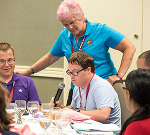 Group of ambassadors at a training session