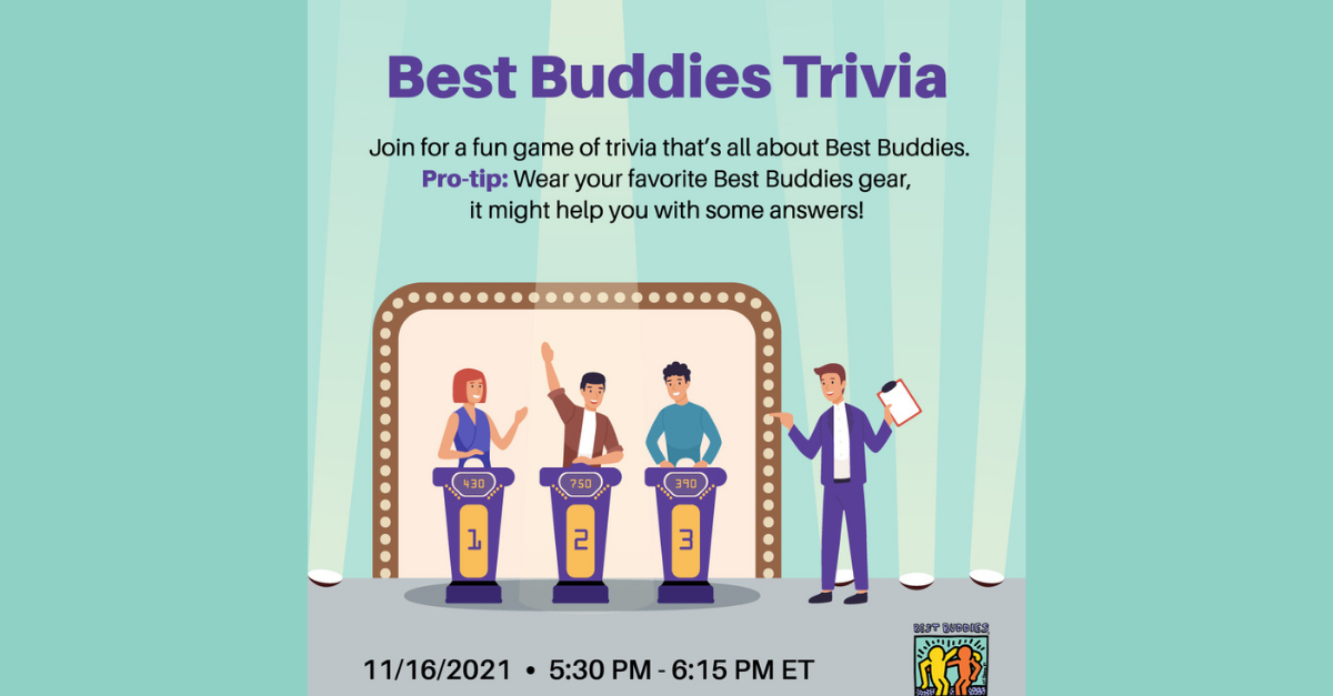 Best Buddies in Ohio Trivia event flyer