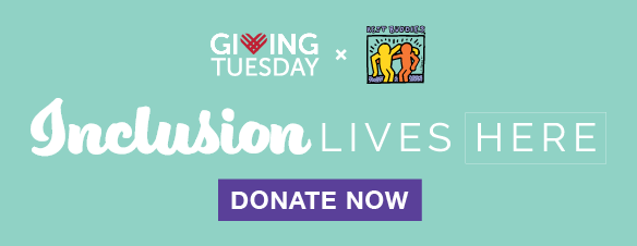 Giving Tuesday and Best Buddies Donate Now Banner