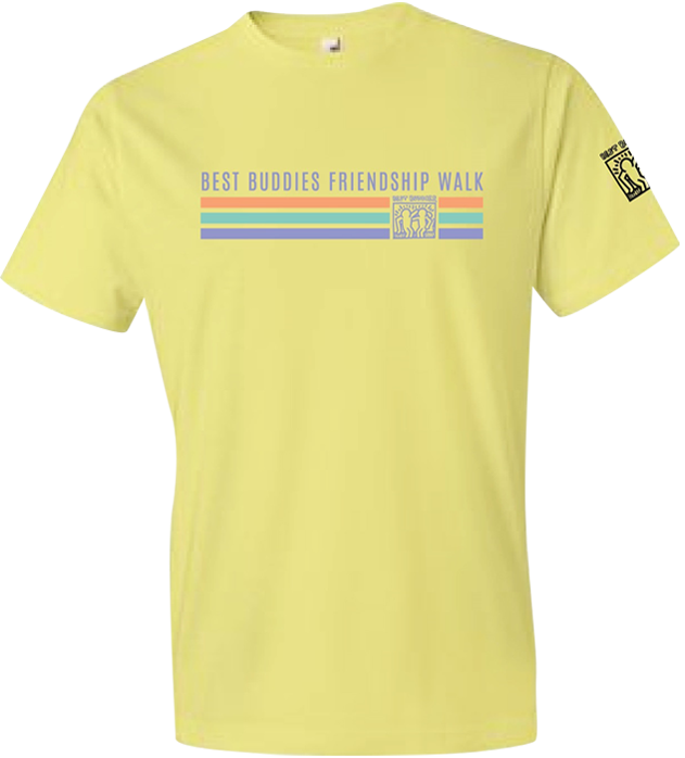 2021 Volunteer Yellow Walk Shirt Front