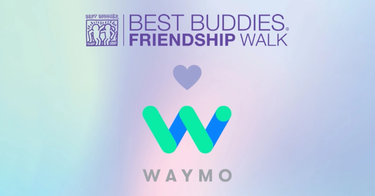 Waymo, Best Buddies in San Francisco Friendshp Walk presenting sponsor