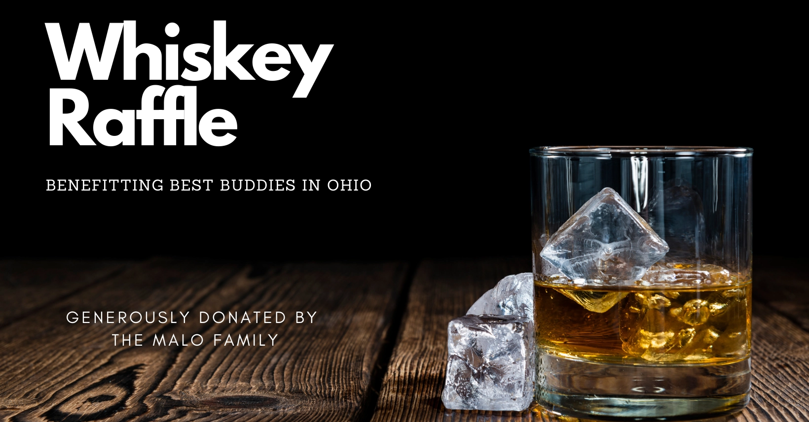 Best Buddies in Ohio Whiskey Raffle graphic