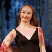 Madeline Stuart, Australian model described as the world's first professional model with Down syndrome.