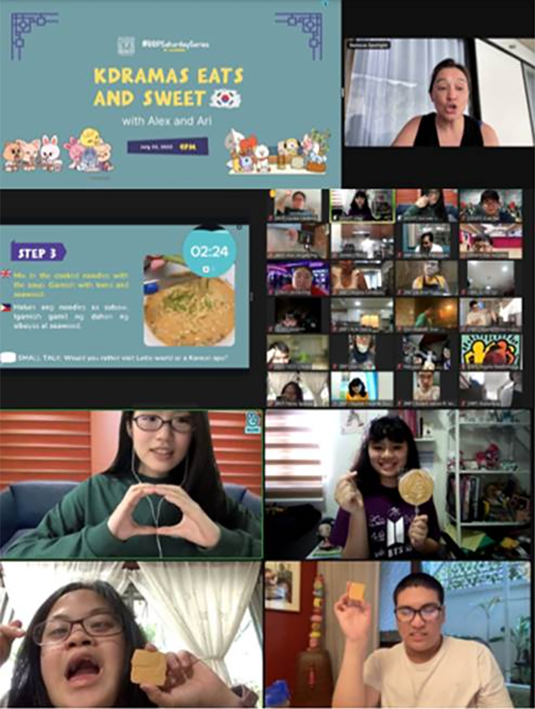 Best Buddies in the Philippines hosted an event on Zoom.