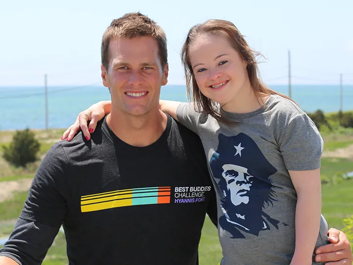 Tom Brady and Katie Meade at a Best Buddies event