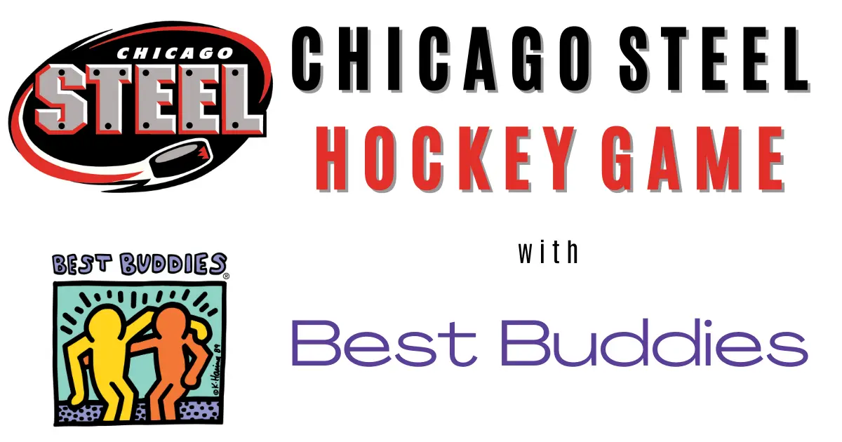 Join Best Buddies to watch the Chicago Steel hockey team go against the Cedar Rapids Roughriders on Saturday, February 4 at 7:05 at the Fox Valley Ice Arena in Geneva, IL. Tickets are $15 a piece. Wear your Best Buddies gear and join us for a night of fun!