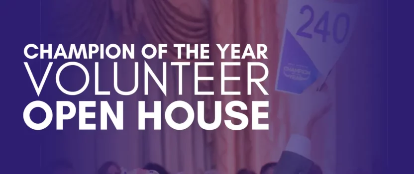 Champion of the Year: Volunteer Open House