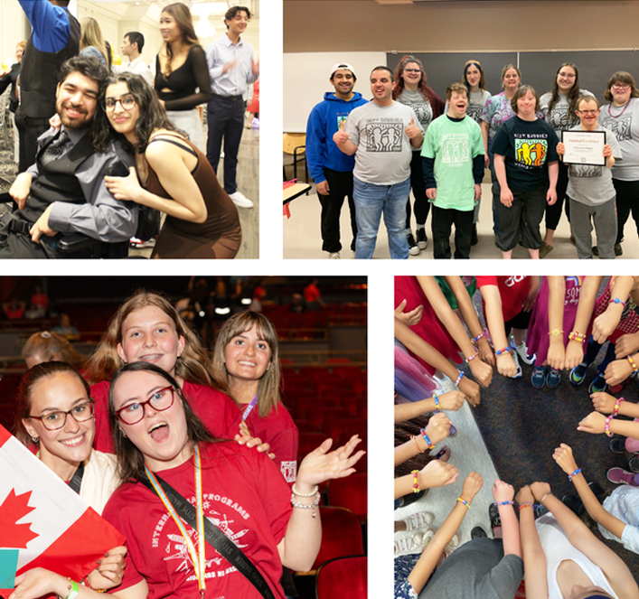 Various images of Best Buddies Canada participants.