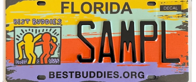 Best Buddies Specialty License Plate