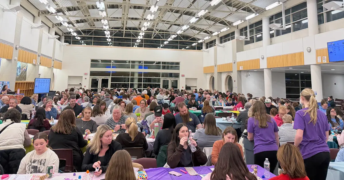2026 BBPA Inclusion Bingo Night at Perkiomen Valley High School Everyone Playing