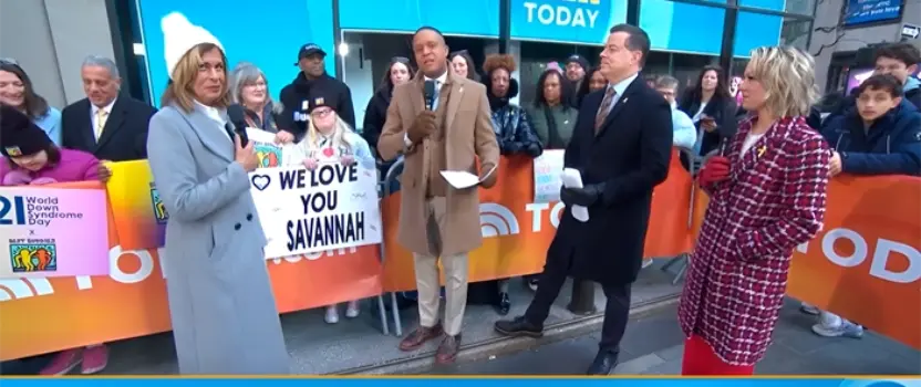 Best Buddies Celebrates World Down Syndrome Day on TODAY