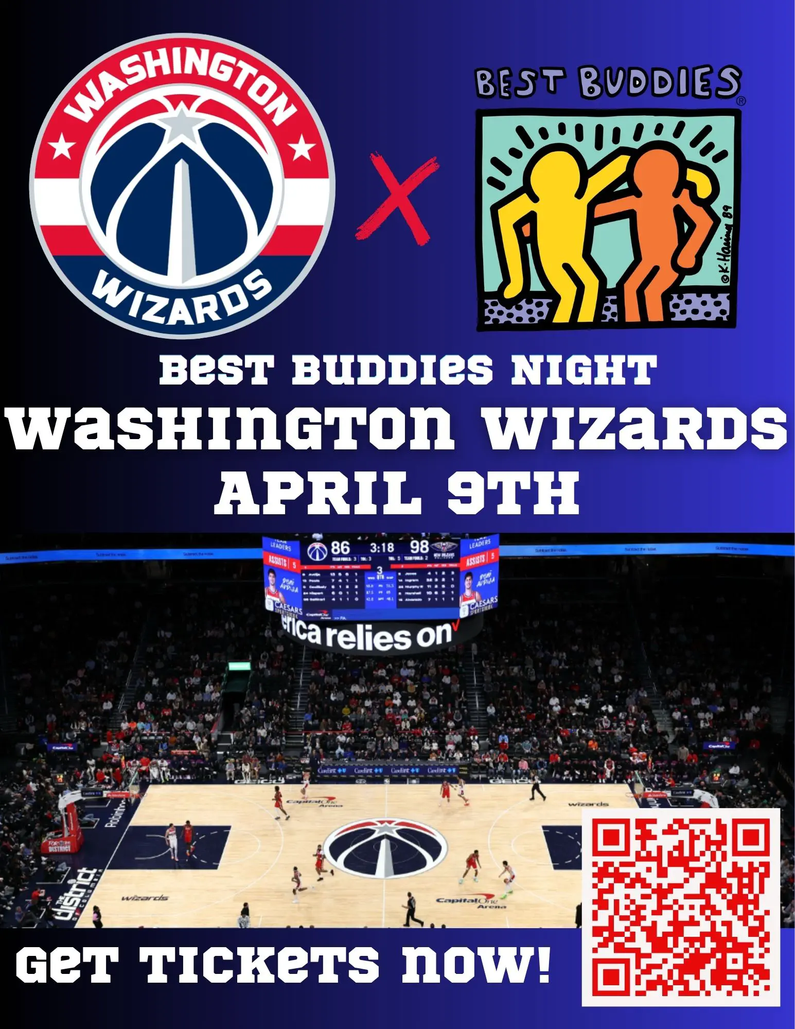 2026 BBVADC Washington Wizards Best Buddies Night Flyer Washington Wizards Best Buddies Night Flyer