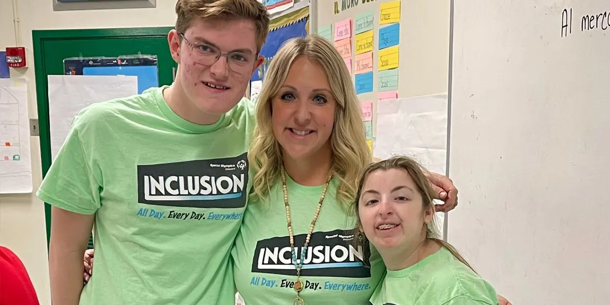 holly with her students