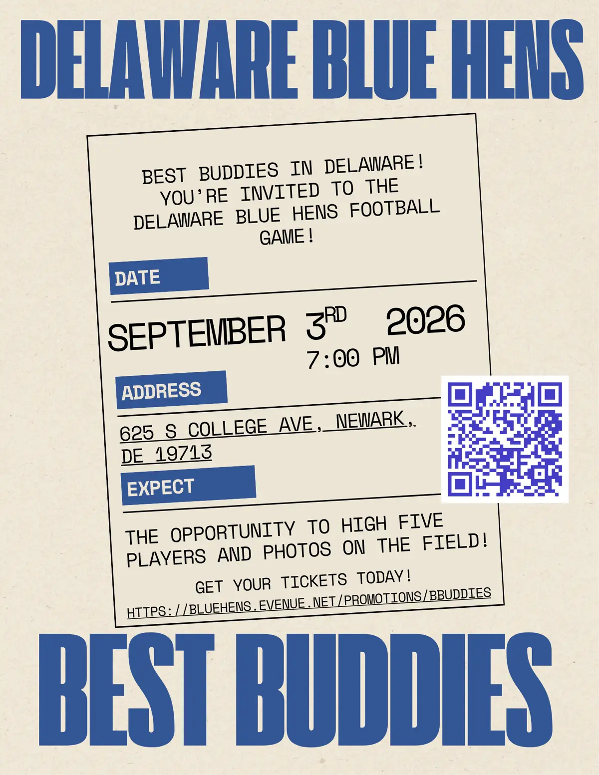 2026 BBDE UD Football Game UD Football Game