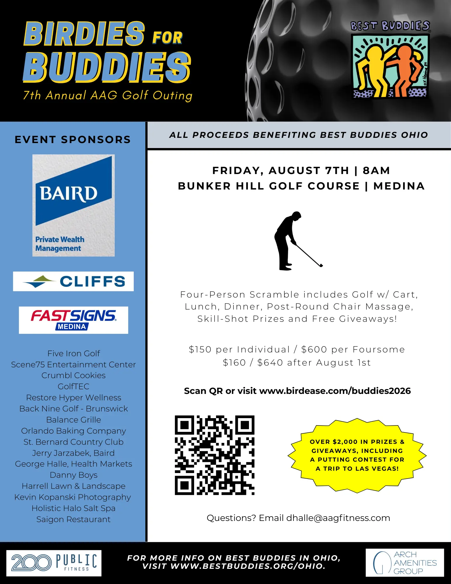 2026 BBOH Birdies for Buddies Event Flyer Birdies for Buddies Event Flyer