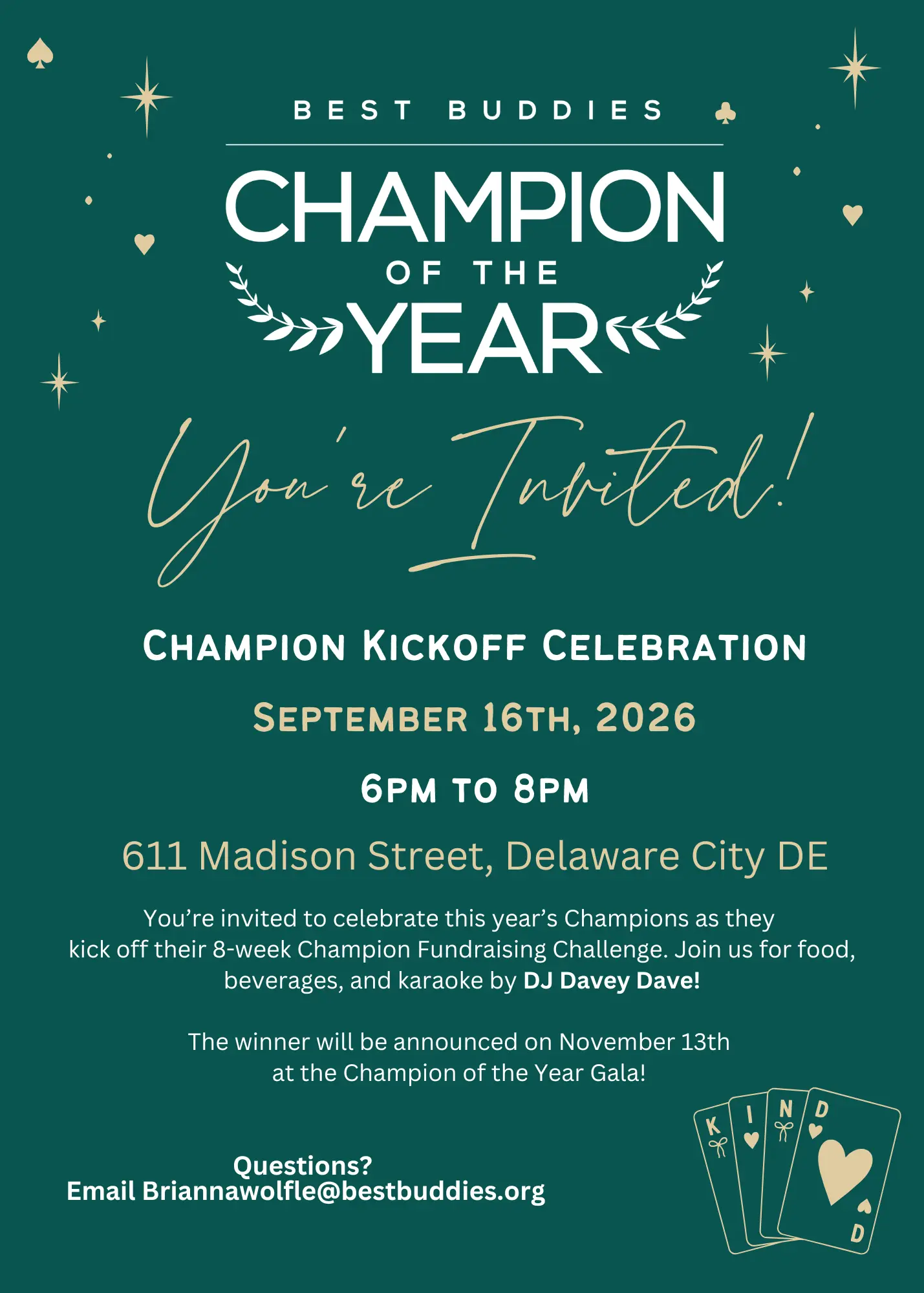 2026 BBDE COY Champion Kick Off Event COY Champion Kick Off Event