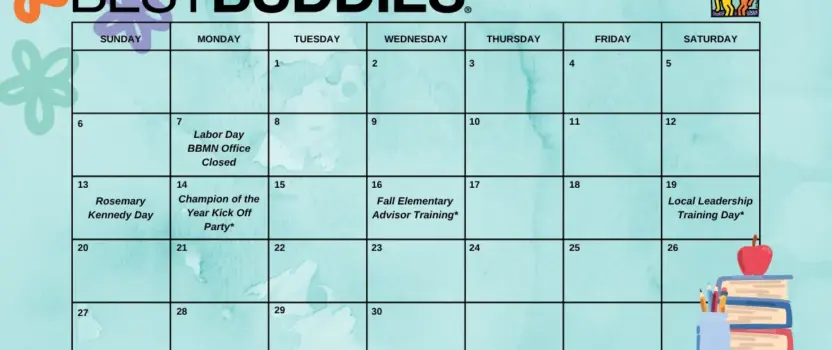 Monthly Events Calendar