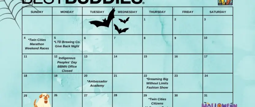 Monthly Events Calendar