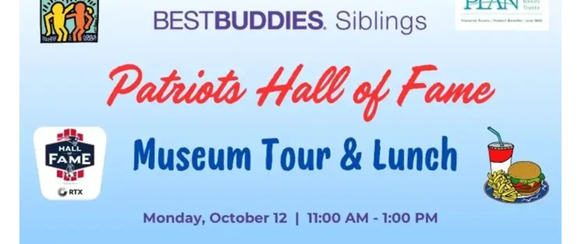 Siblings Social: Patriots Hall of Fame Tour & Lunch!
