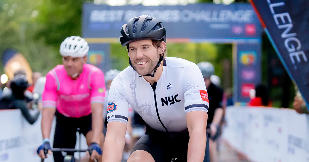 Christopher Schwarzenegger cycling for best buddies